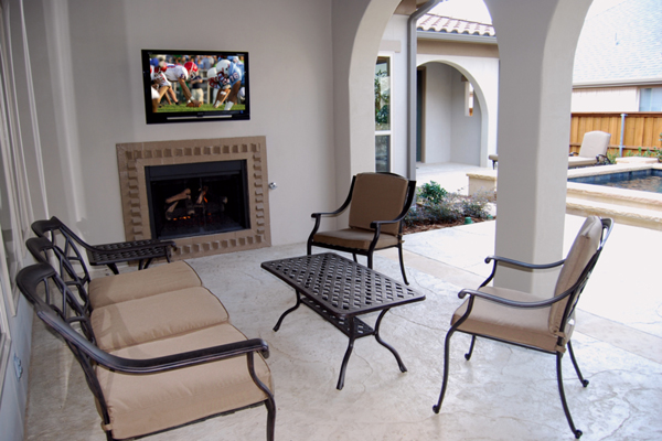 outside entertainment systems plano
