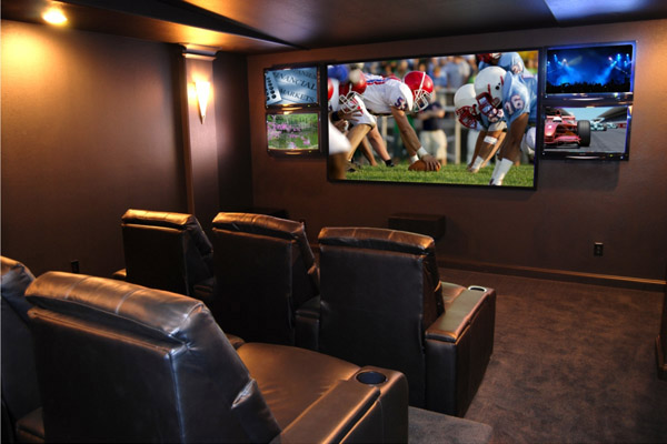 home theater seating plano